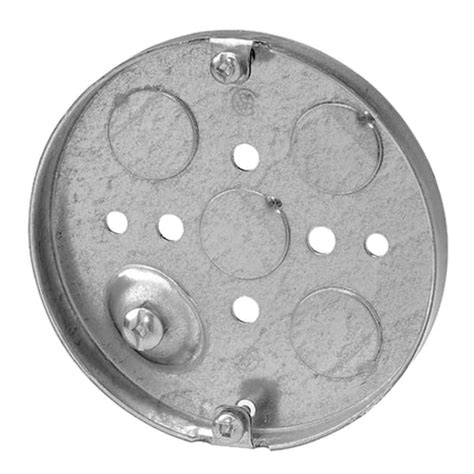 steel city 4-cu in metal round wall electrical box|steel city electrical boxes website.